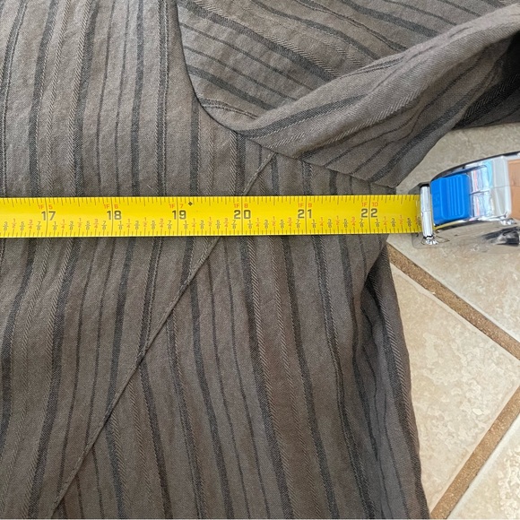 Habitat Clothes to Live In Textured Long Sleeve Button Down Tunic Jacket Large - Picture 6 of 9